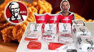 JE MANGE TOUTE LA CARTE de KFC !!