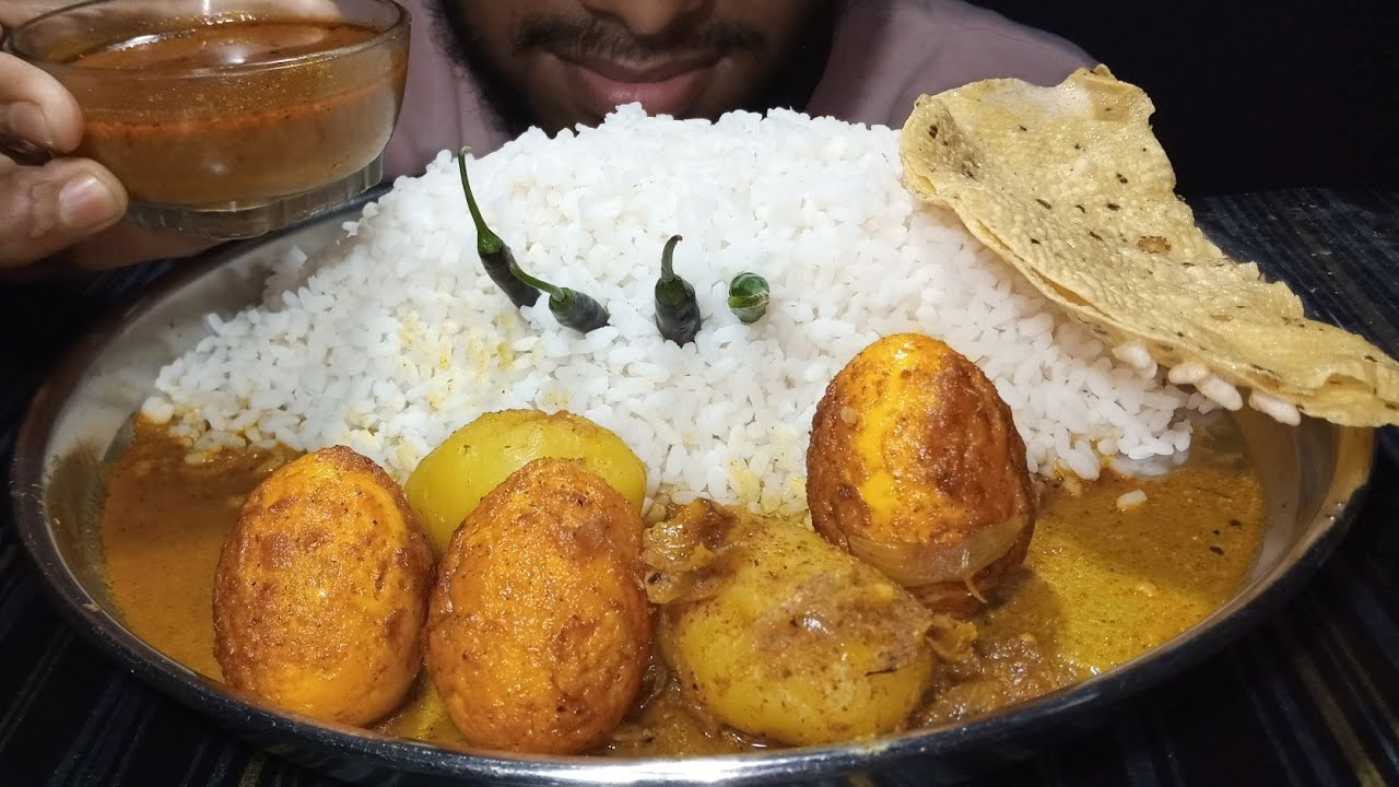 EATING RICE PAMPAD&EGG GRAVY YouTube