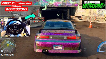 Need For Speed UNBOUND  - Thrustmaster Wheel FIRST IMPRESSIONS!! This ISNT Good!!