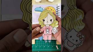 ✨ Lila the Paper Doll Changes into Comfy Clothes! 🏠 Fun Craft for Kids