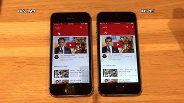 Ichehol.com || iPhone 5S iOS 8 4 1 vs iOS 9 3 Final Version Speed Comparison Build 13E233