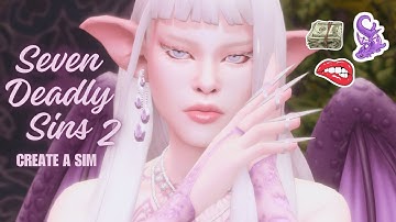 7 deadly sins as sims pt. 2 💋 download w/ cc links | sims 4 create a sim ( CAS ) challenge