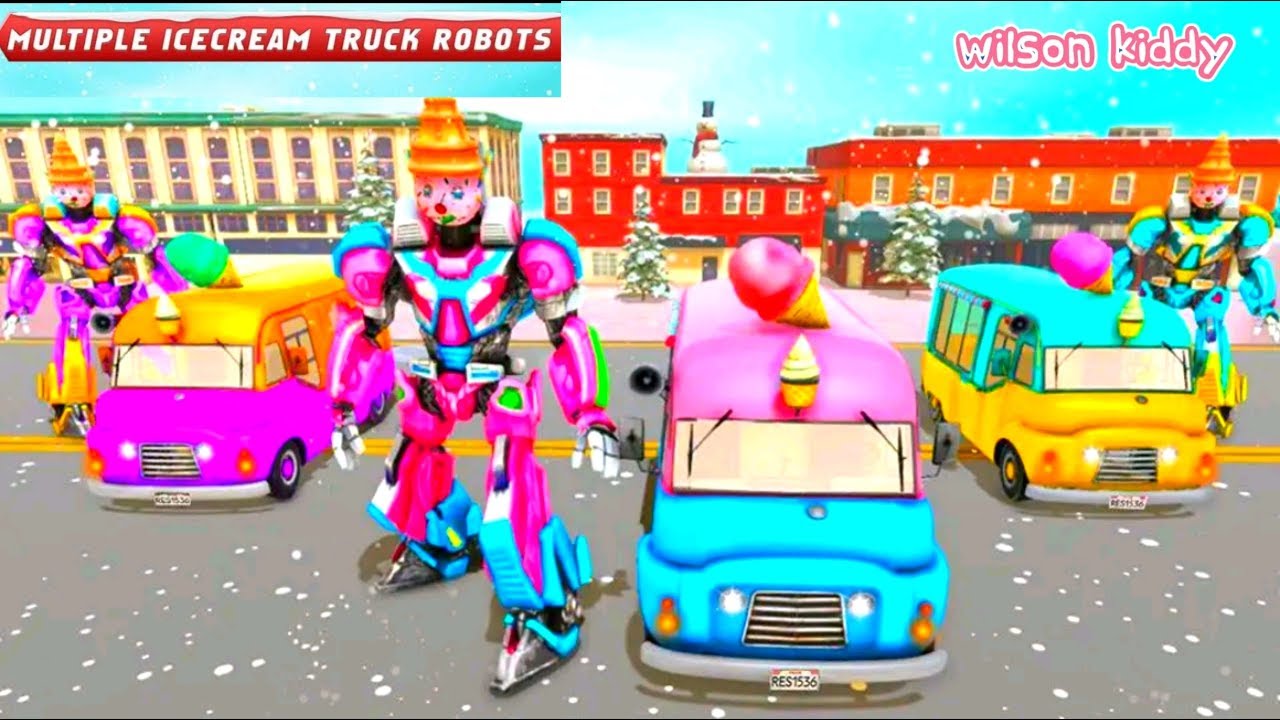 Game Robot Mobil  Truk  Es  Krim  Game Wilson Kiddy Robot 