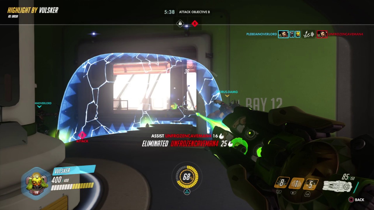 Overwatch Orisa Highlights | Vulsker Does Gaming