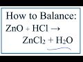 Balancing Chemical Equations Concepts
