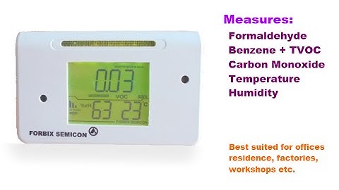 VOC Monitor, Formaldehyde meter, TVOC monitor : FORBIX SEMICON