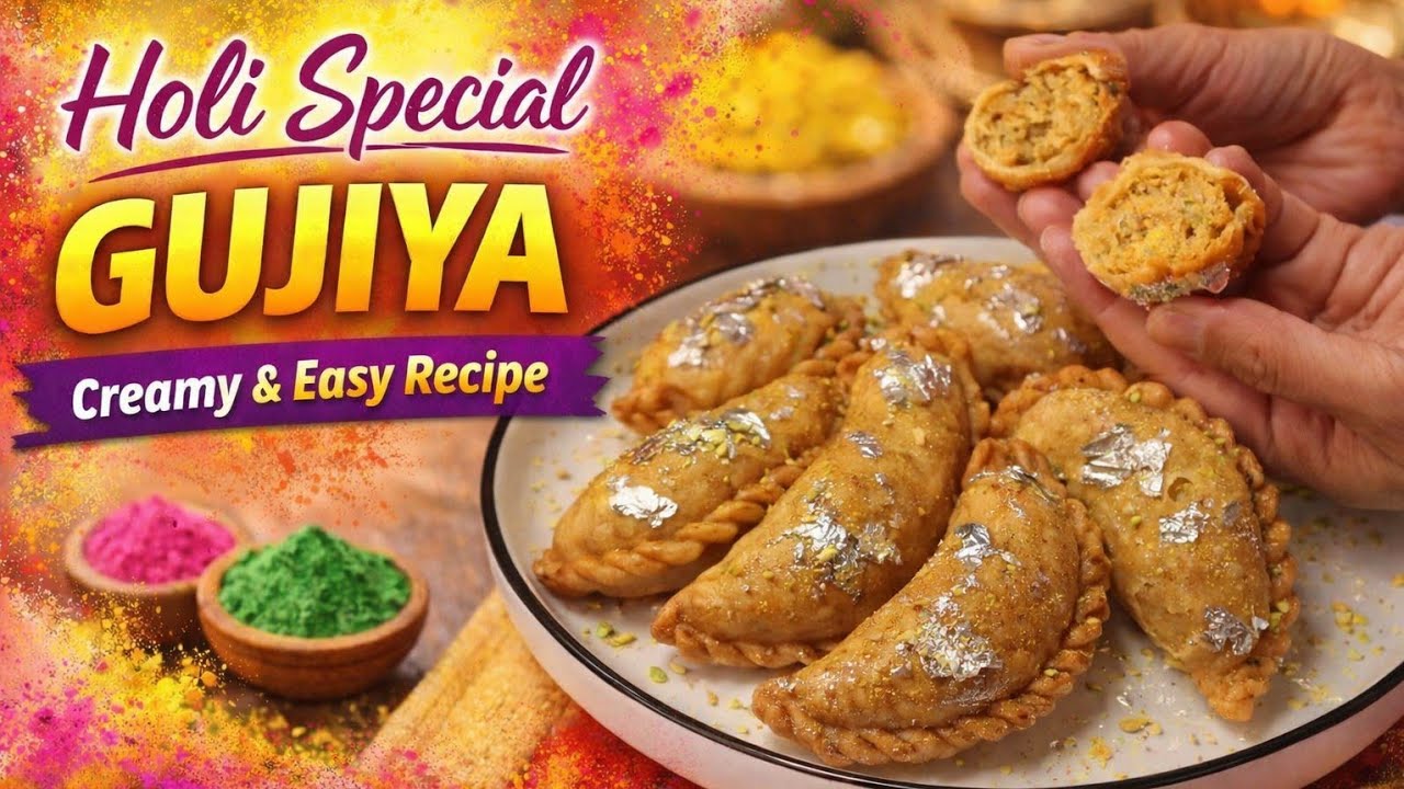 Perfect Mawa Gujiya Recipe for Holi | Crispy & Delicious Gujiya at Home | JeevvanZaika