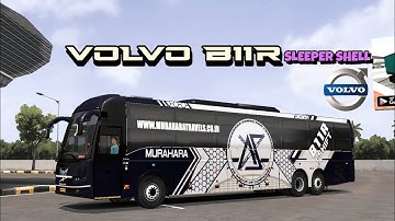 NEW VOLVO 9400S B11R SLEEPER SHELL BUS MOD RELEASED FOR BUSSID|| HOW TO ADD VOLVO9400S BUS IN BUSSID