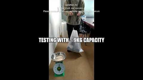 🏆 Drawstring bag on roll testing video 🏆
