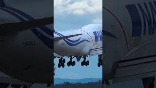 National Cargo Boeing 747-400BCF is departure from Kuala Lumpur and landing at Melbourne Airport.