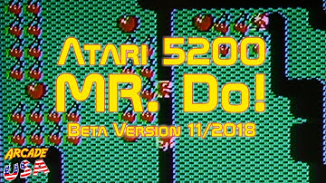Atari 5200 Mr. Do! WIP November 2018