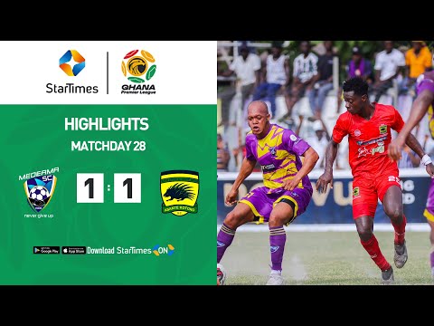 Medeama SC 1 : 1 Asante Kotoko | Highlights | Ghana Premier League | MD 28