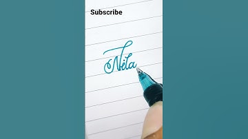 writing subscriber name #writing #beautiful #shorts
