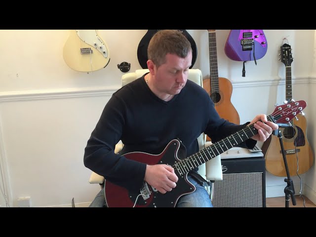 Dont Stop Me Now - Queen - guitar solo tutorial