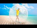 EXPLORING THE WORLD IN A BUBBLE BALL!