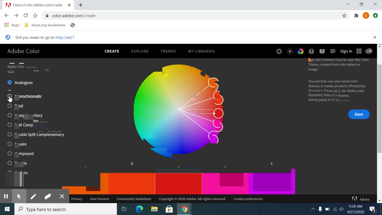 Adobe Color Wheel - YouTube