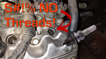 Subaru stripped spark plug thread repair