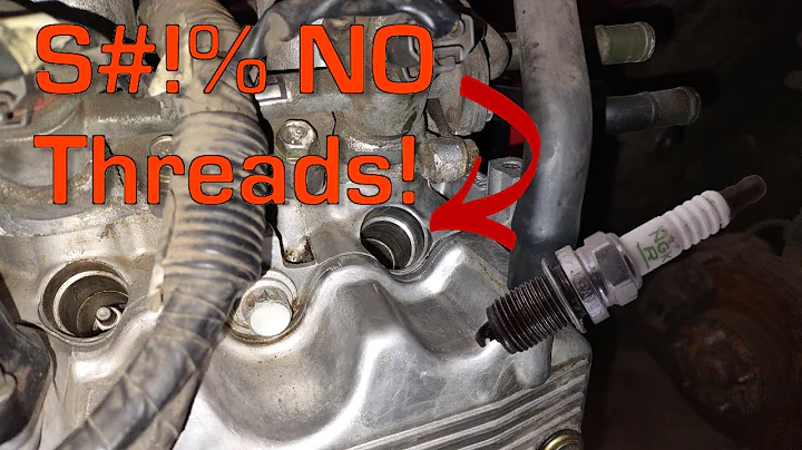 Subaru stripped spark plug thread repair