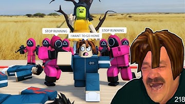 ROBLOX Squid Game 3 Funny Moments MEMES
