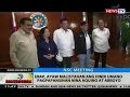 BT: Erap, ayaw malisyahan ang hindi umano pagpapansinan nina Aquino at Arroyo