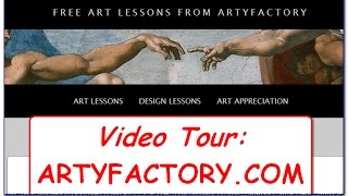Tour: ARTYFACTORY.COM Free Art Lessons