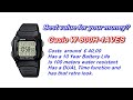 Casio W-800H-1AVES Modul 3240 100 Meters Water Resistant UNBOXING Best Casio For Your Money God Tier