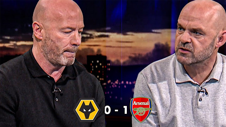 MOTD Wolves vs Arsenal 0-1 🔥 Alan Shearer & Danny Murphy Analysis on Arteta tactics