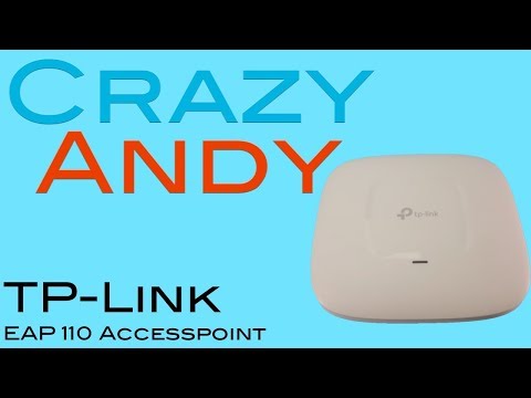 TP-Link EAP110 PoE Accesspoint REVIEW & Test