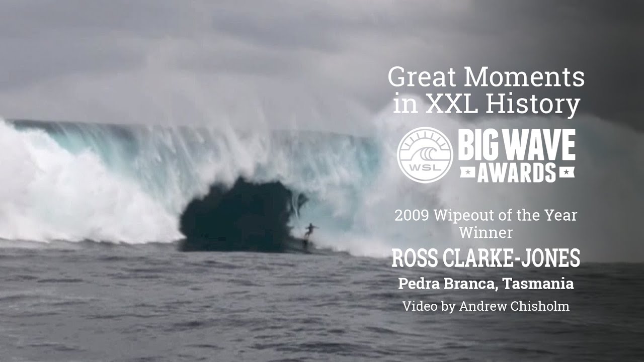 Ross Clarke-Jones 2009 Wipeout of the Year Winner - WSL Big Wave Awards  Greatest Hits