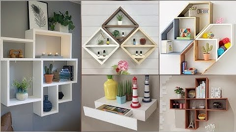 Top 50 Wall Shelves Design ideas 2024 | Floating wall shelf | Wall Decoration ideas