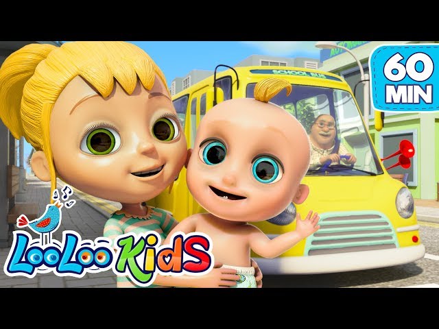 The Wheels on the Bus - Super Educational Songs for Children | LooLoo Kids class=