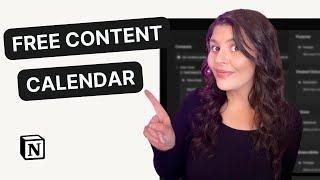 Create Your Content Calendar in Notion (+Free Template) by Chloë Forbes-Kindlen 3,973 views 1 year ago 8 minutes, 21 seconds