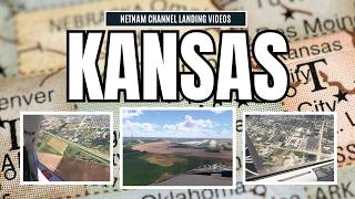Landing at Kansas United States major civil airports | #kansas #landingvideo #landing #pilot