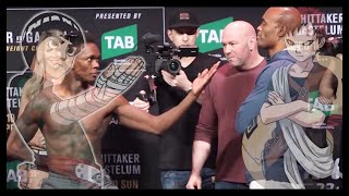 Israel Adesanya as Rock Lee against Anderson Silva UFC 234 | Willis Fanmade  - YouTube