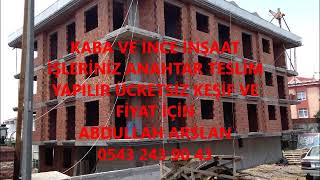Kahramanmaraş Kaba İnşaat Ve İnce İşçi̇li̇k İşleri̇ni̇z Anahtar Tesli̇m Projeli̇ Yapilir 0543 243 90 43