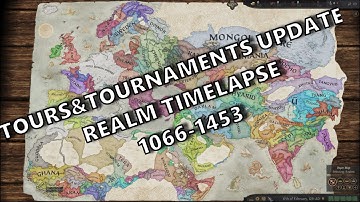CK3v1.9: Realm Timelapse 1066-1453: Tours & Tournaments Dlc Update: Default Settings