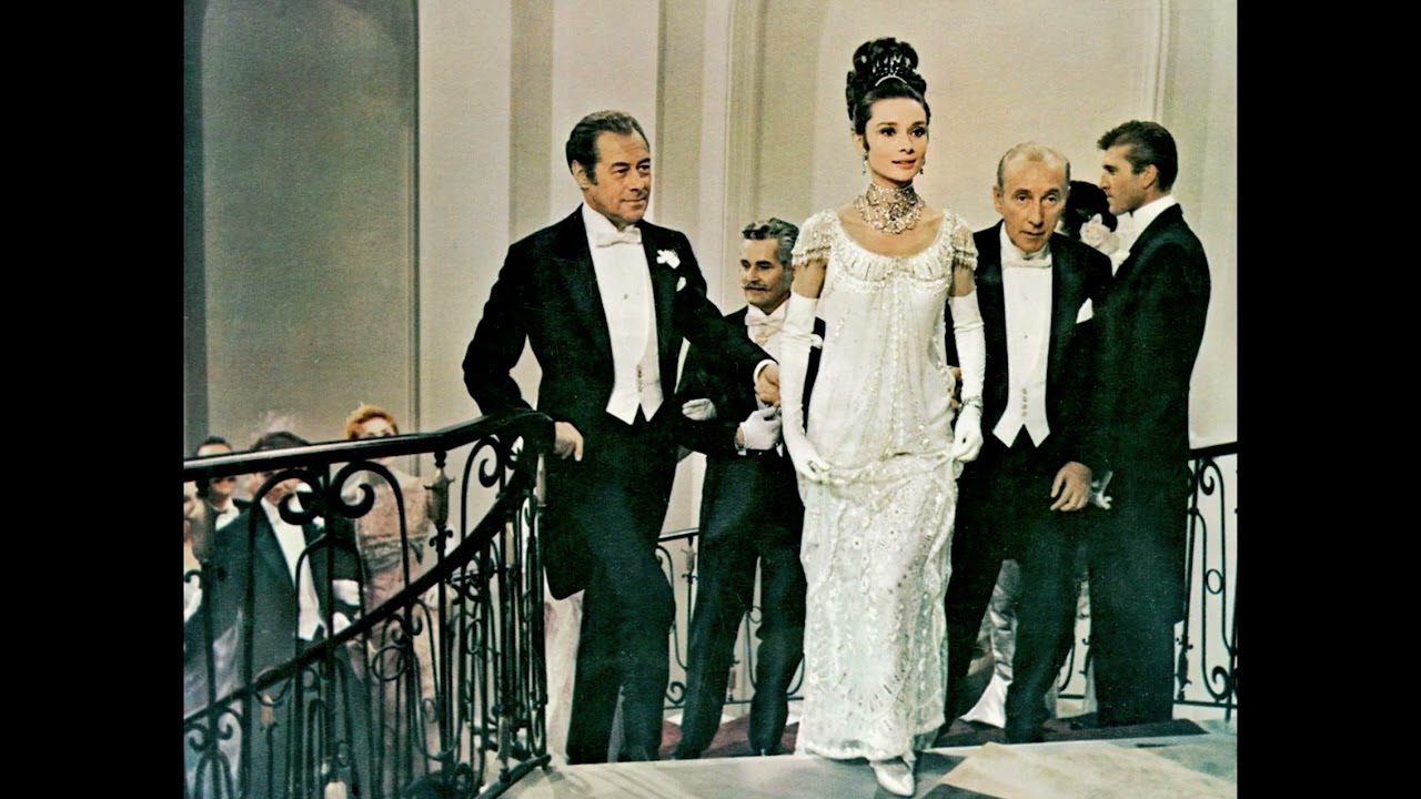 Репетиция песни "Without You" Одри Хепберн из фильма "Моя прекрасная леди" (1964)