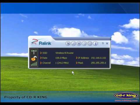 Procedure on how to install WU NETA 005 ZI Wireless N WIFI Settings in Windows XP