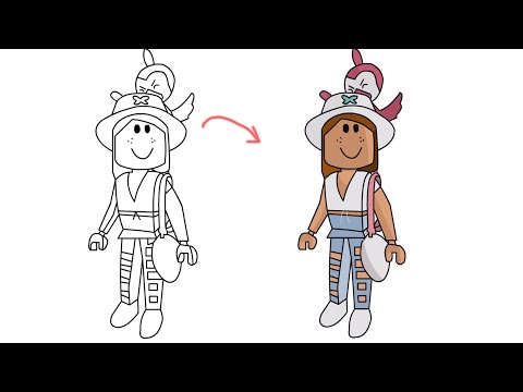 Roblox Avatar Coloring Page Image credit: Roblox Avatar by Yadia Chenia  Permission:  For personal an…