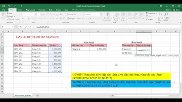 Các hàm Excel kế toán hay dùng: Hàm Sumif, sumifs | Học kế toán Online