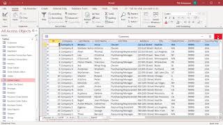 how to use overlapping windows or tabbed documents in ms access -  office 365