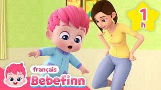 Maman, je commence à marcher ! | +Comptines | Chanter avec Bebefinn français👶Chansons pour Enfants