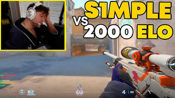 "THEY ARE BOTS FOR ME!!" - S1MPLE PLAYS FACEIT VS 2000 ELO PLAYERS!! (ENG SUBS) | CS2