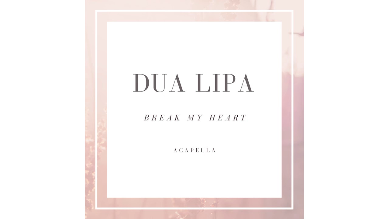 Dua Lipa - Break My Heart (Acapella)