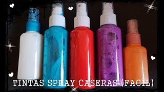 TINTAS SPRAY CASERAS (FACIL)