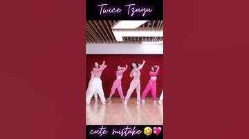 Twice Tzuyu’s cute mistake in scientist dance practice 🤣💖 #shorts #twice #tzuyu