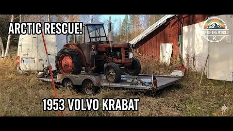 ARCTIC WINCH OUT! Stuck in the Mud Hauling a 70-Year-Old Volvo Krabat