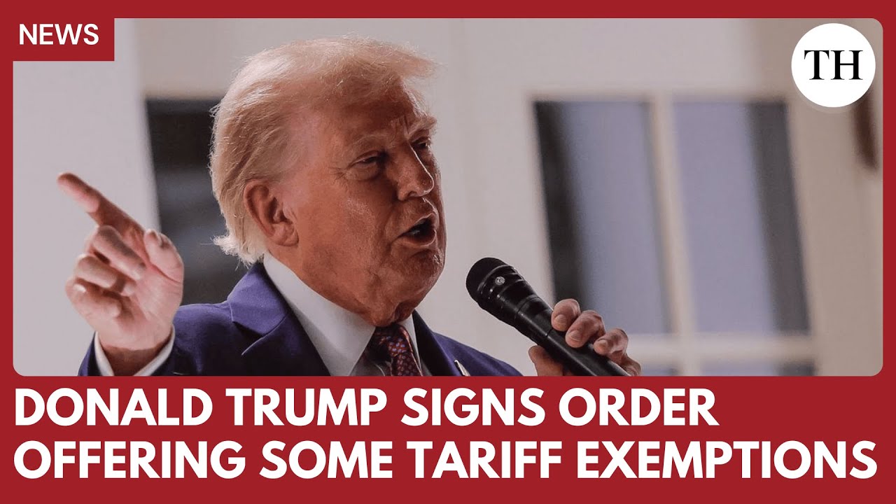 Donald Trump signs order offering some tariff exemptions to countries ...