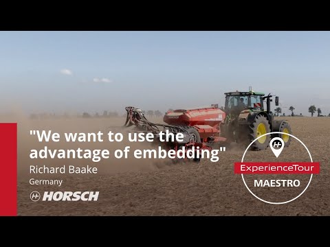 HORSCH Maestro ExperienceTour 9 English