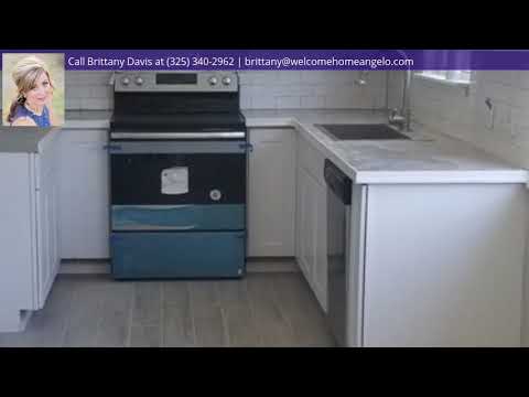 810 McDevitt St, San Angelo, TX home video tour